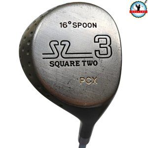 Square Two PCX Spoon 3 Wood 15* /  RH  / Stiff-Flex Steel / Lamkin Grip 42.5"